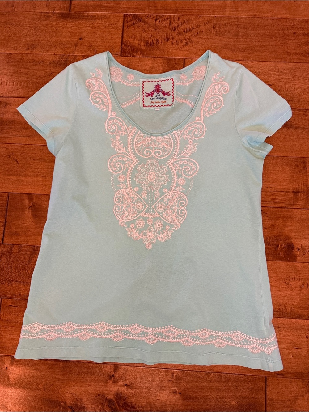 Johnny Was Embroidered Top